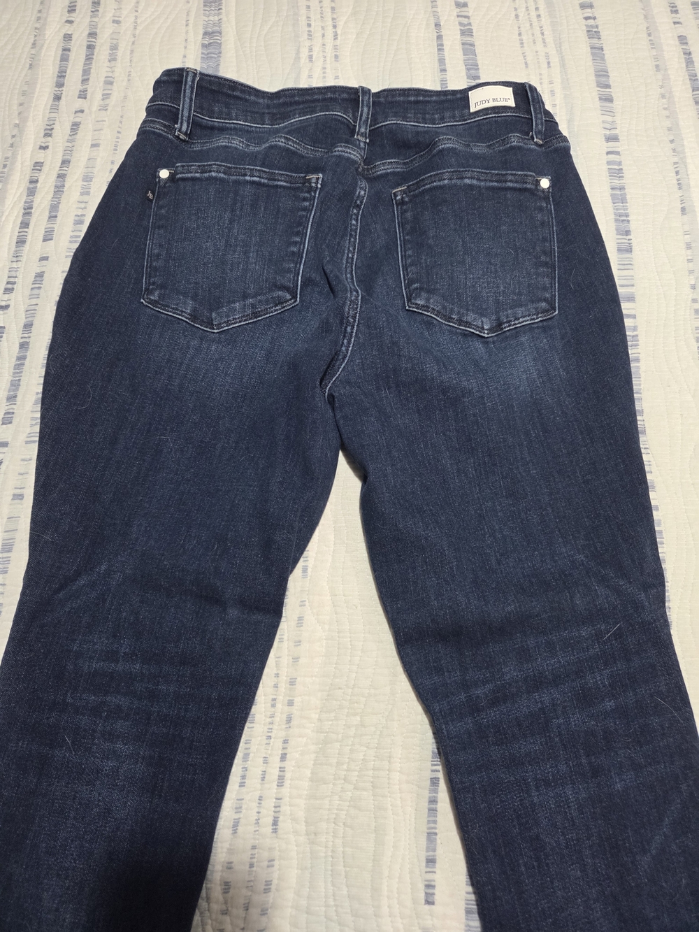 Judy Blue Deep Indigo Skinny Jeans - Picture 4 of 4